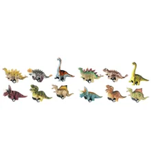 

12Pcs Kids Interesting Pull-back Car Toys Adorable Dinosaurs Pull-back Toys