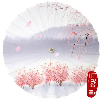 

Fresh Design Tree Flower Oil Paper Umbrella Artificial Flowers Umbrella 1 pcs Dancing Props Performing Props Take Umbrella