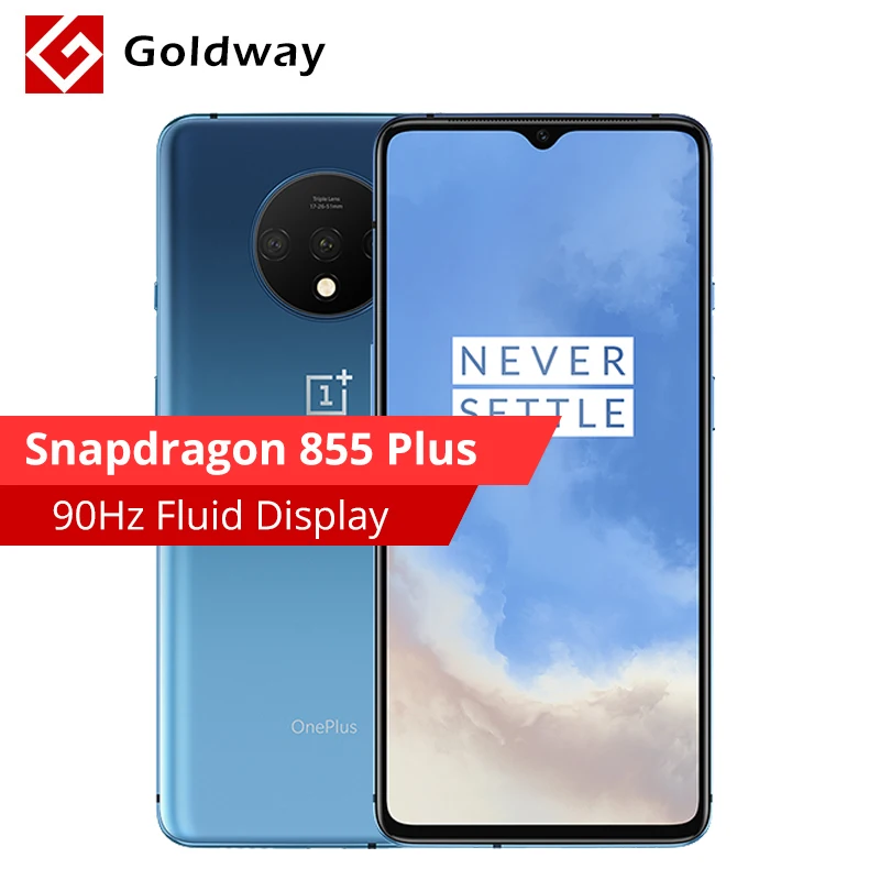 Оригинальный смартфон OnePlus 7 T 128 гб пзу 8 озу Snapdragon 855 Plus 90 гц жидкий AMOLED экран