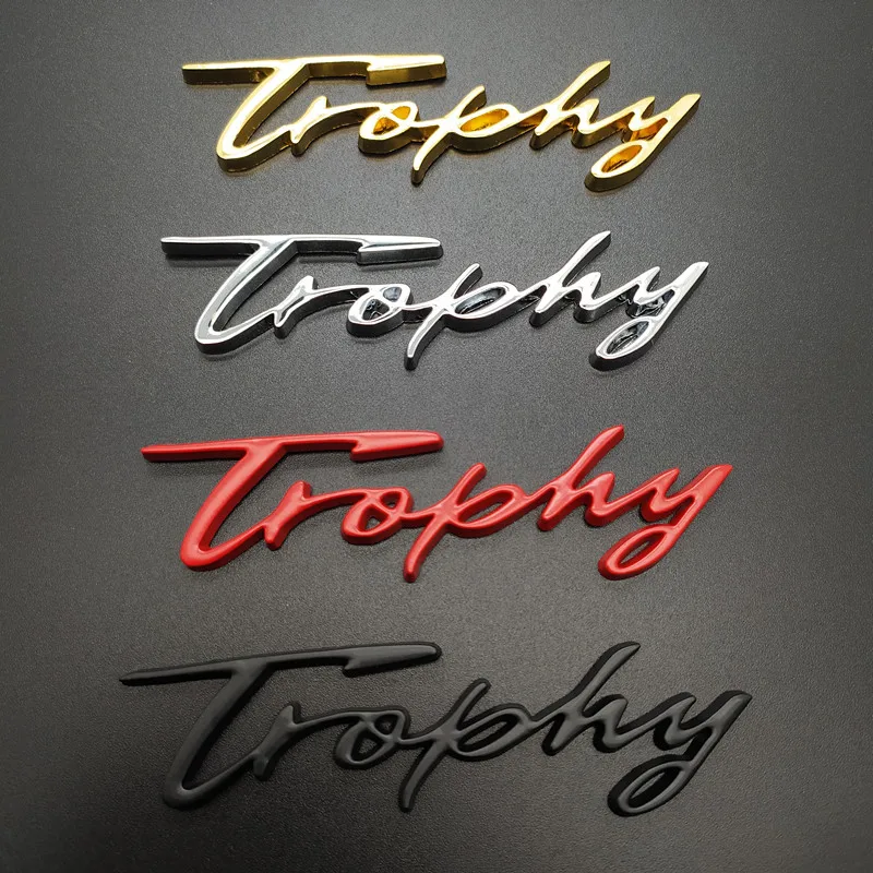 

3D Metal Trophy Logo Car Stickers Emblem Trunk Badge Auto Decals for Renault Megane 2 3 4 RS Grandtourer GT MG6 Trophy Sticker