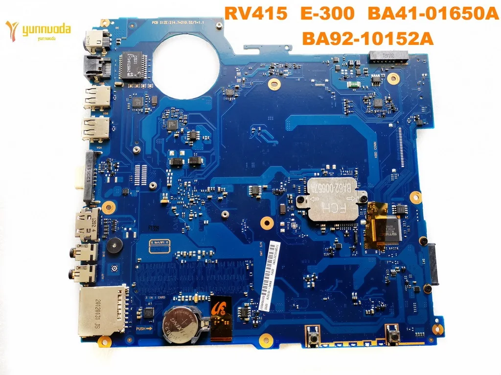 Для samsung RV415 Материнская плата ноутбука RV415 E-300 BA41-01650A BA92-10152A испытанное хорошее