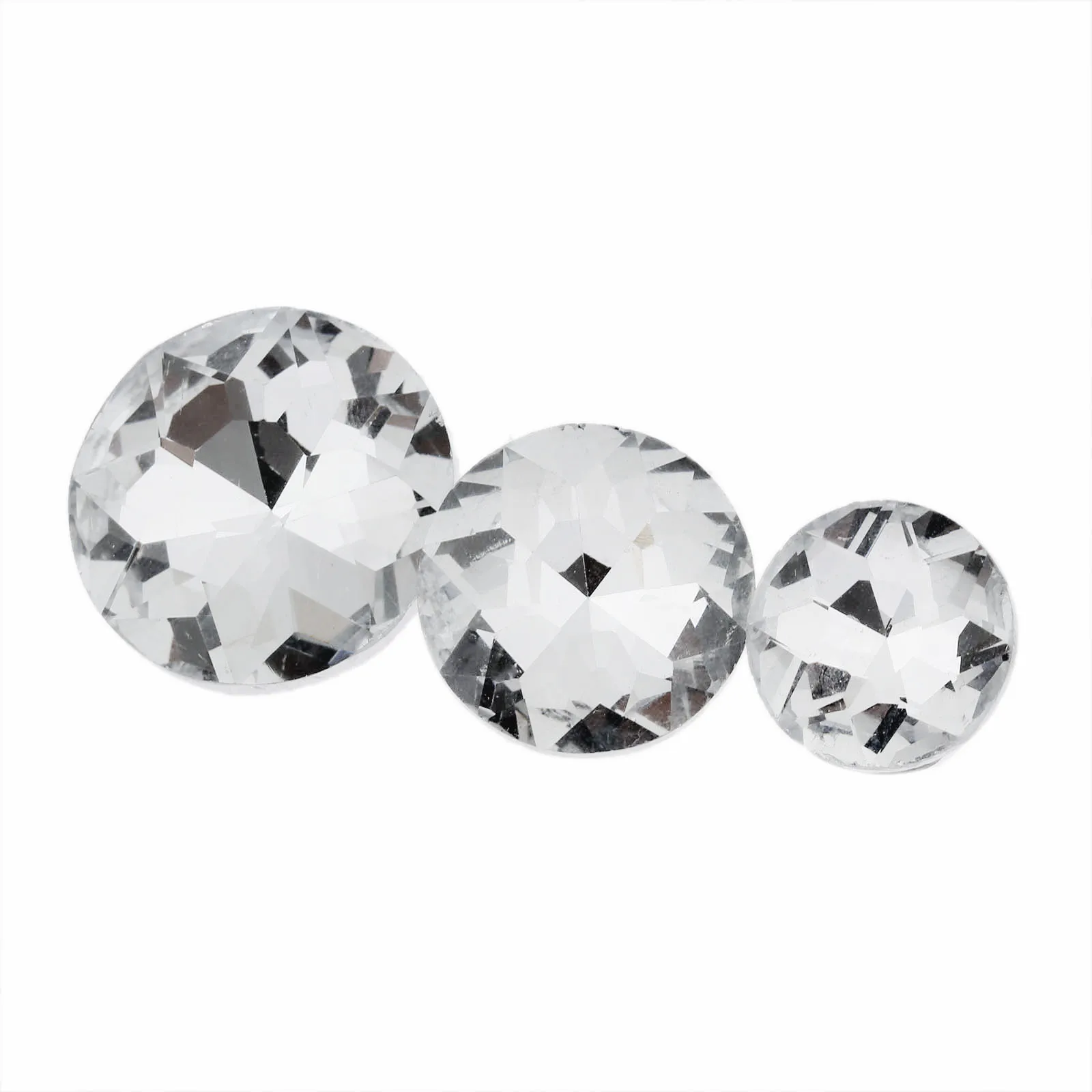 10pcs Diamond Upholstery Buttons Crystal Nails Gem Decorative Tacks Studs 20/25/30mm Craft Handmade Leather Sofa Bag Board 4