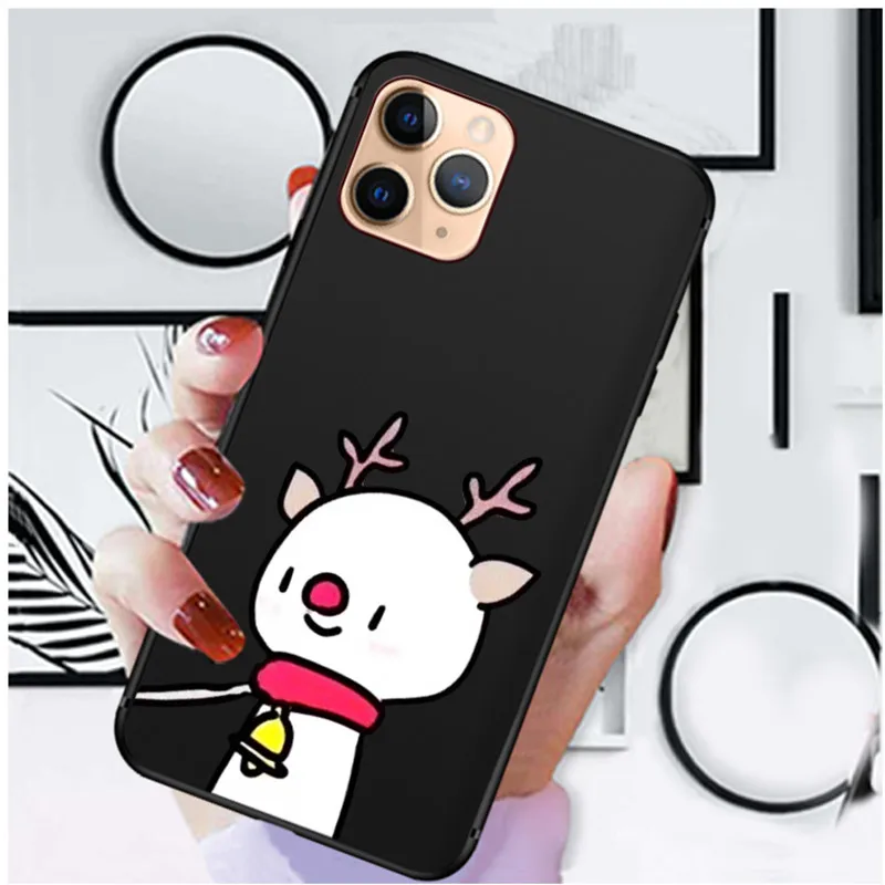 2 Счастливого Рождества чехол для iPhone 11 pro x xr xs max чехол Чехол для iPhone 5 5S SE 6 6s 7 8 plus силиконовый мягкий ТПУ чехол s - Цвет: 2