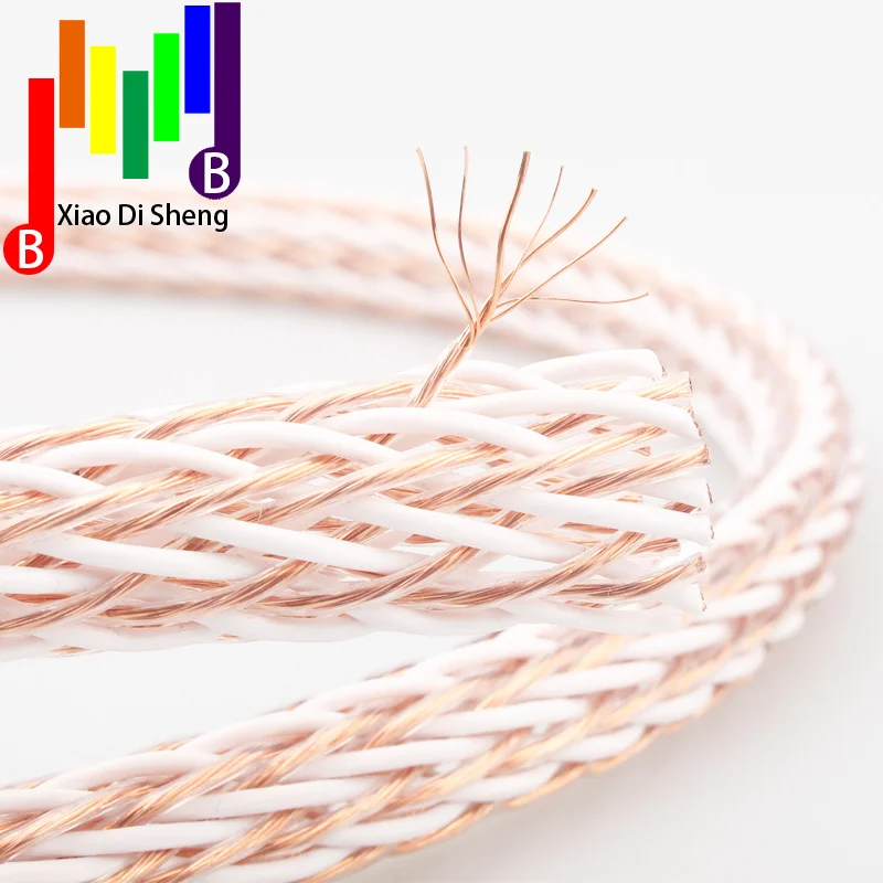 Серебристый аудиофил 12TC звуковая линия HIFI основная однокристальная медная