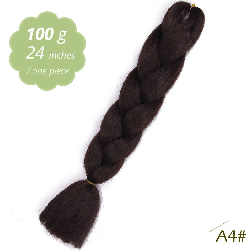 1B/27HL AISI BEAUTY, синтетические плетеные волосы, Омбре, огромные волосы, косички, каникалон, вязанные волосы, для наращивания, радужные, косички, розовый, блонд - Цвет: 1B/27HL