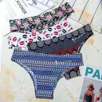 

Female Briefs Women Sexy Panties Seamless Ice Silk Underwear Ladies T-Back Brazilian Bikini Bottom Thong