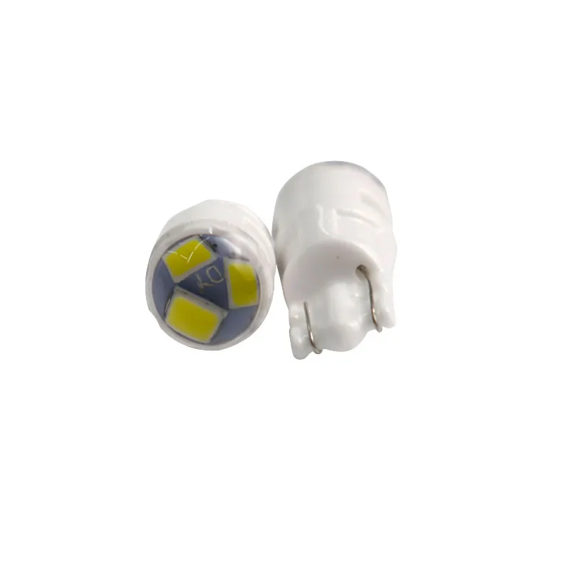 100 шт. T10 керамики 3 SMD 2835 Светодиодный прозрачный Круглый объектива W5W 501 168 192 светодиодный автоматический Клин Авто габаритный фонарь парковочная лампа стайлинга автомобилей 12V