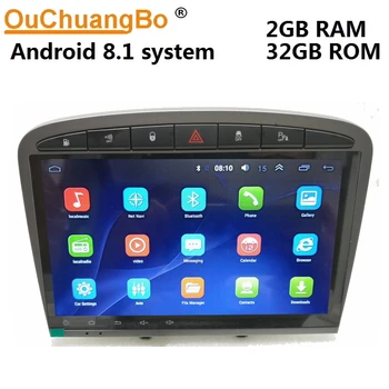 

Ouchuangbo multimedia player radio for Peugeot 408 308 2008-2013 with android 8.1 system gps navigation 2GB RAM 32GB ROM