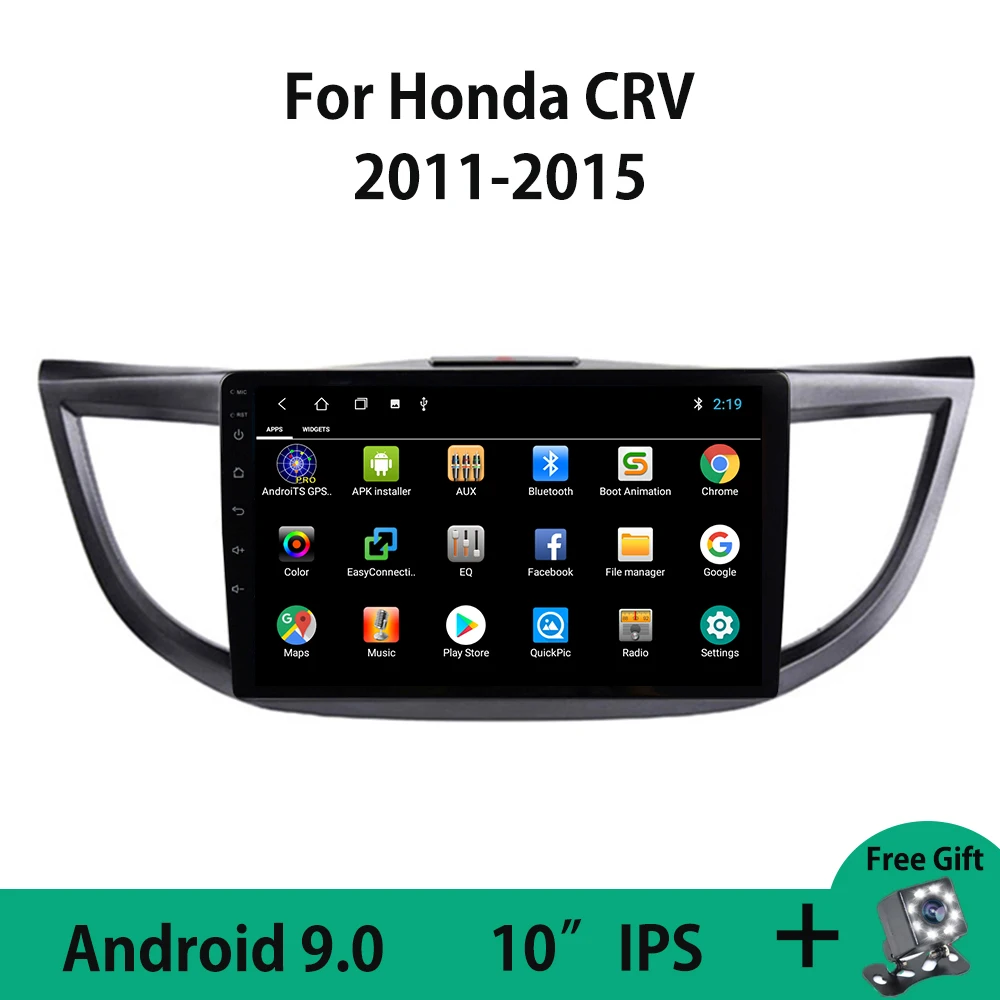 Android 9 0 WIFI Авторадио мультимедийный видео плеер для Honda CRV CR-V 4 RM RE 2011 2012 2013 2014 2015 Aux