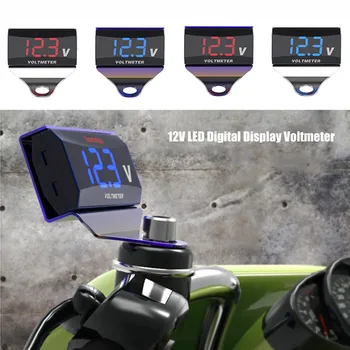 

Mini Digital LED Voltmeter DC 8-16V Waterproof Voltage Meter Volt Tester 12V for Auto Car Electric Motorcyc