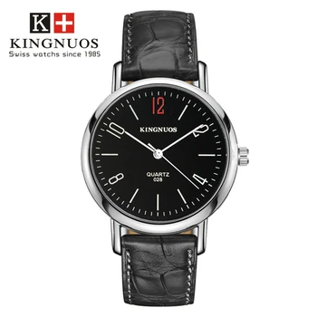 

KINGNUOS Top Brand Luxury Quartz Business Men Watches Fashion Leather Belt Waterproof Smart Wrist Watch Relogio Masculino