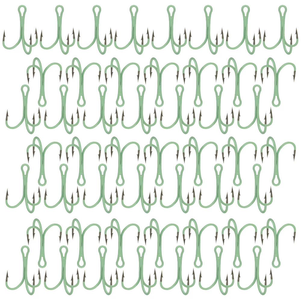 20PCS/lot Treble Hooks Sharp Barbed Hook Treble Fishing Hooks Treble Hooks Fishing Tackle Fish Hooks