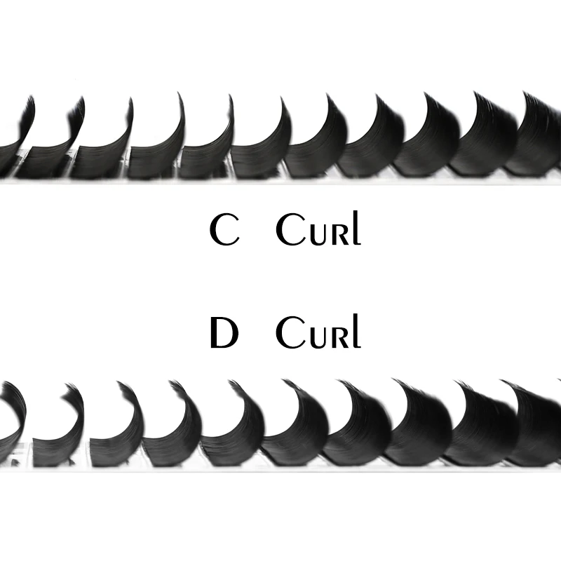 16 рядов ресниц для наращивания C D Curl 0,10 0,12 толщина шелковые ресницы для наращивания мягкие натуральные длинные Индивидуальные ресницы из искусственной норки