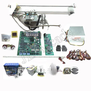 

DIY arcade cabinet Toy Crane Machine kit with claw, motor, crane game PCB, coin acceptor, buttons, harness. joystick