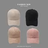 COKK – Casquette de Baseball en peluche pour femme, couleur unie, coréenne, chaude, décontractée, pour l'extérieur, collection hiver et automne ► Photo 2/6