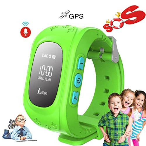 

SKHO Kids Smart Watch Girls Boys Digital Watch with Anti-Lost SOS Button GPS Tracker Smartwatch Pedometer for IOS & Android