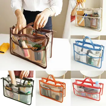 

Womens Transparent PVC Clear Alphabet Jelly Bag Tote Handbag Shoulder Bag Purse