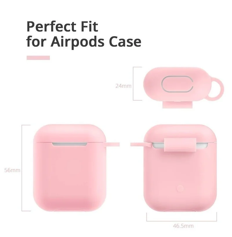 3 шт./компл. Airpods чехол-Ударостойкий Air стручки Защитный чехол Крышка кожи силикона милый меховой шарик Airpods брелок аксессуары