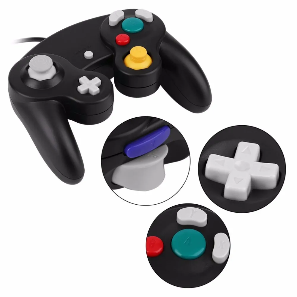 Геймпады игровой контроллер геймпад джойстик пять цветов для nintendo для GameCube для wii