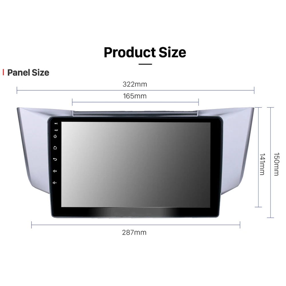 9 &quot2Din Android 1 автомобильный Радио мультимедийный плеер GPS навигация для Lexus RX300 RX330