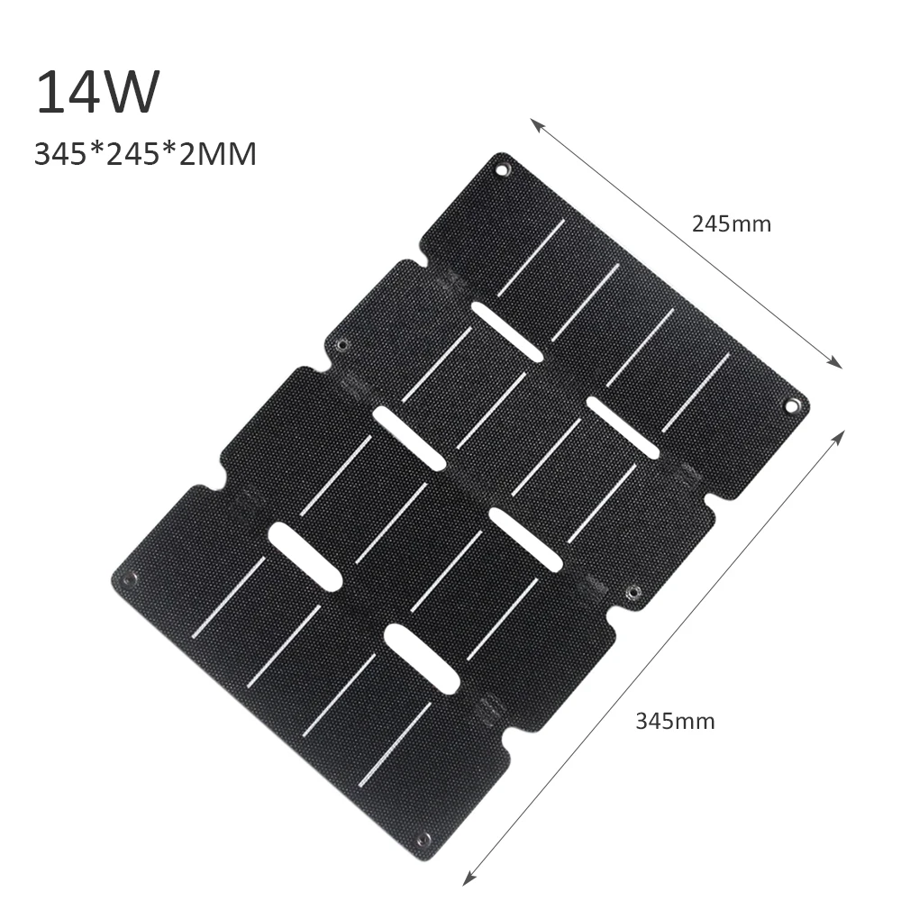

5V Solar Panel Charger Outdoor Portable Folding Solar Generator Ultrathin Emergency Solar Charging Board CarStyling