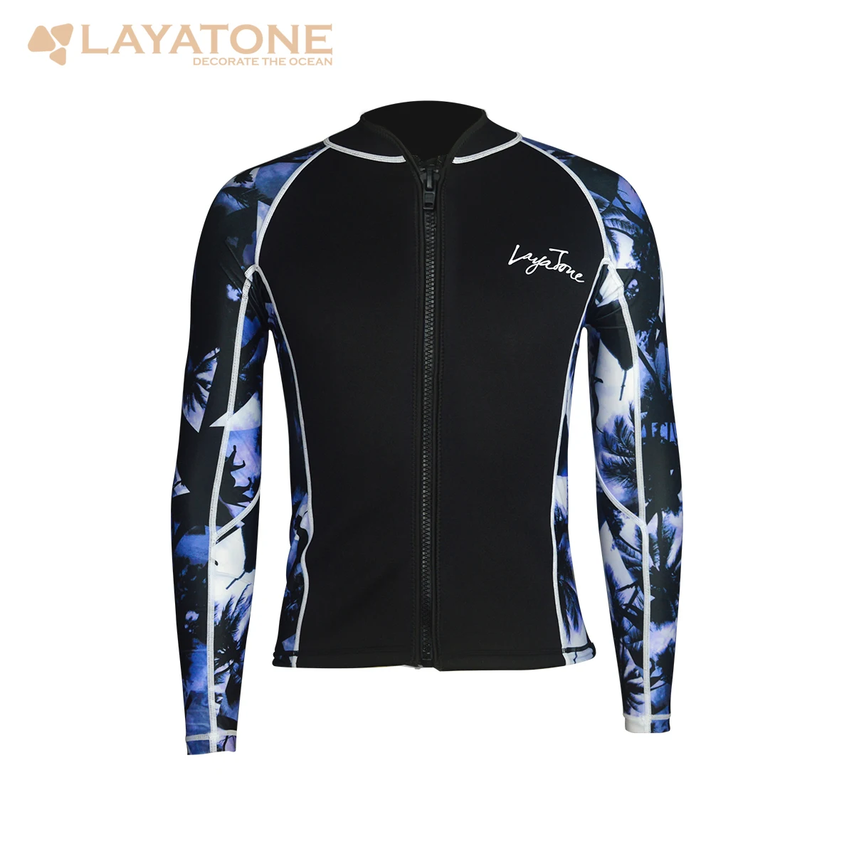 LayaTone, 3 мм, неопреновый гидрокостюм, куртка для мужчин и женщин, для дайвинга, для серфинга, для подводного плавания, для плавания, каякинга, с длинным рукавом, влажные Костюмы, Топ