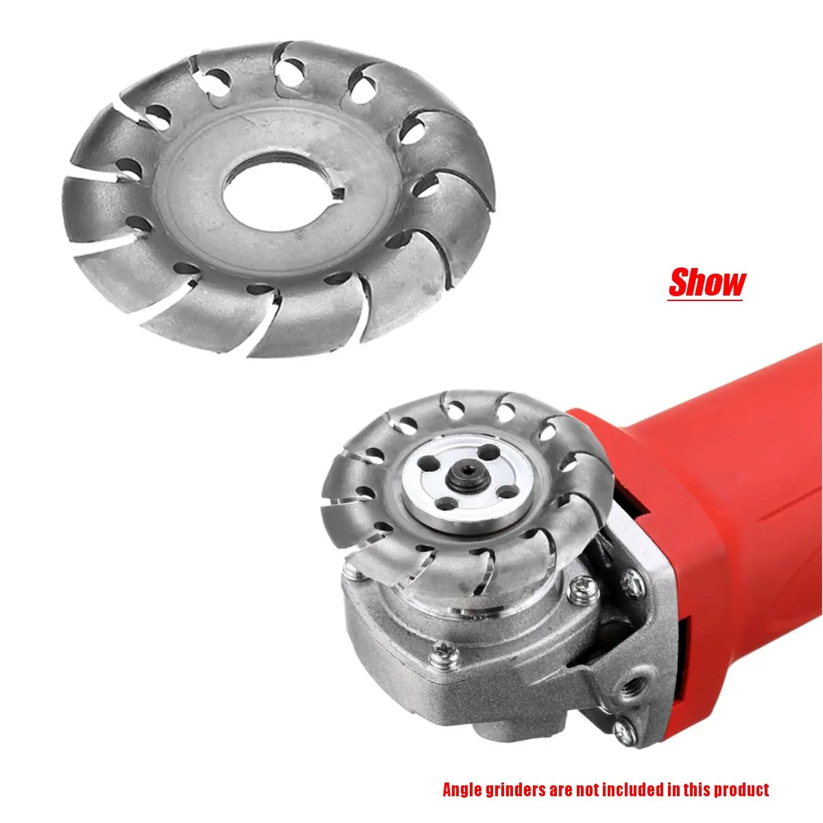 

12 Teeth 16mm Grinder Disc Bore Wood Shaping Disc 65mm Wood Carving Disc for 100 Angle Grinder