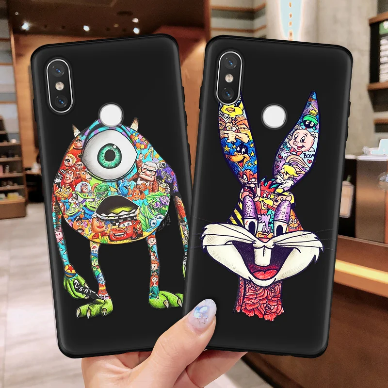 

Funny Cartoon Couples Phone Case For Xiaomi Mi CC9e CC9 9 SE 9T A1 A2 A3 8 Lite 5X 6X Play Note 10 Redmi Note 8 Pro Covers Etui