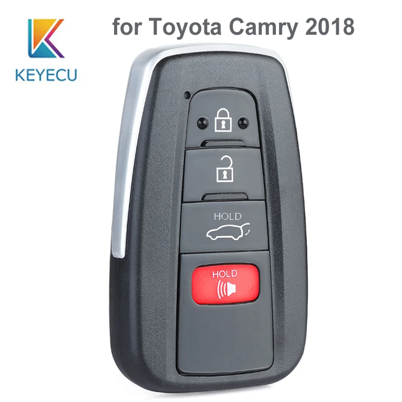KEYECU для Toyota Camry 314,3 МГц 8A чип HYQ14FBC замена Смарт 3+ 1 4 кнопки близость дистанционный ключ-брелок от машины