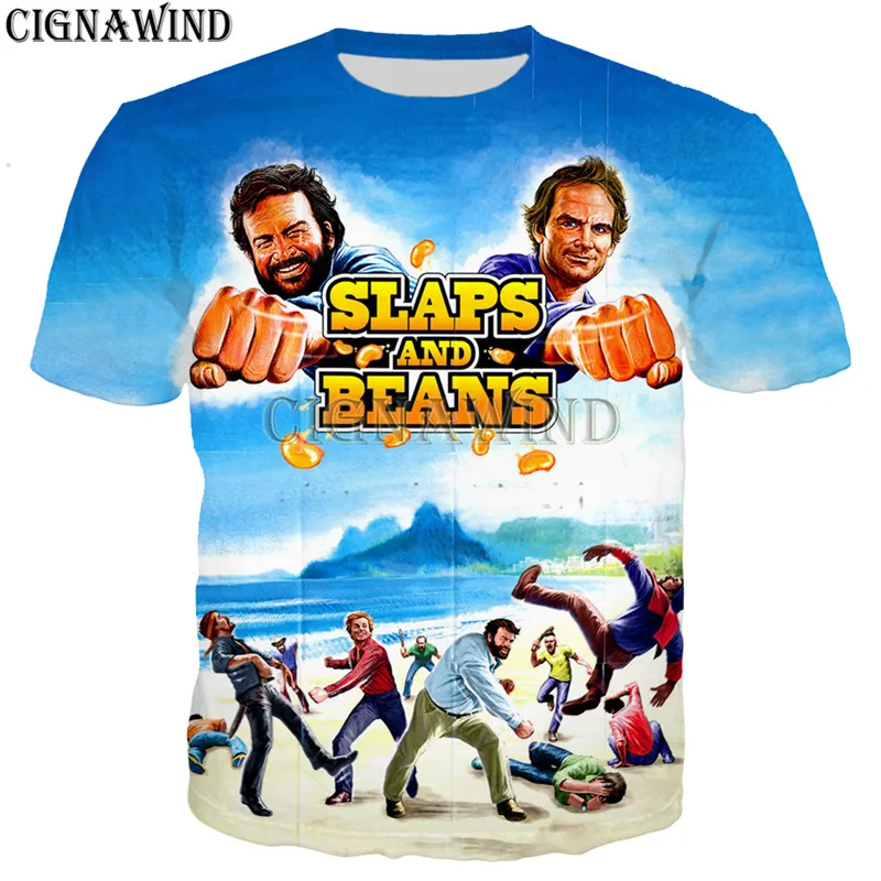 T Shirt Bud Spencer Terence Hill Design de mode Bud Spencer et Terence hill t shirt hommes/femmes 3D