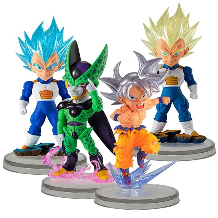 Dragon ball Супер фигура UG10 Guku ячейка Вегета набор Капсул-гачапон ПВХ модель фигурки