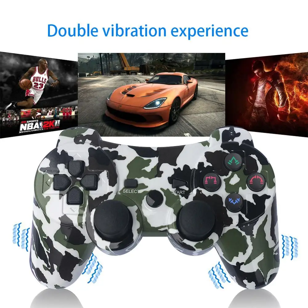 Совместимость Ps3 геймпад Bluetooth контроллер Джойстик вибратор SIXAXIS Совместимость Playstation 3 беспроводной геймпад ps3