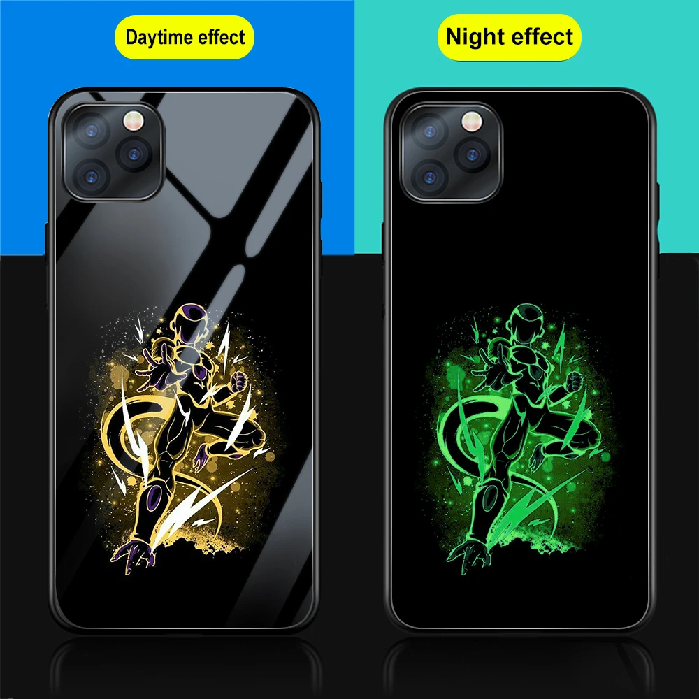Ciciber чехол для телефона для iphone XR X 7 8 6 6s Plus чехол для iphone 11 Pro XS Max Dragon Ball Goku закаленное стекло чехол Funda Coque - Цвет: WM06340