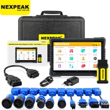 NEXPEAK K3 OBD2 Scanner Heavy Duty Diagnostic Tool For Car and Truck OBD2 Key Programmer Odometer Adjustment Car Diagnosis