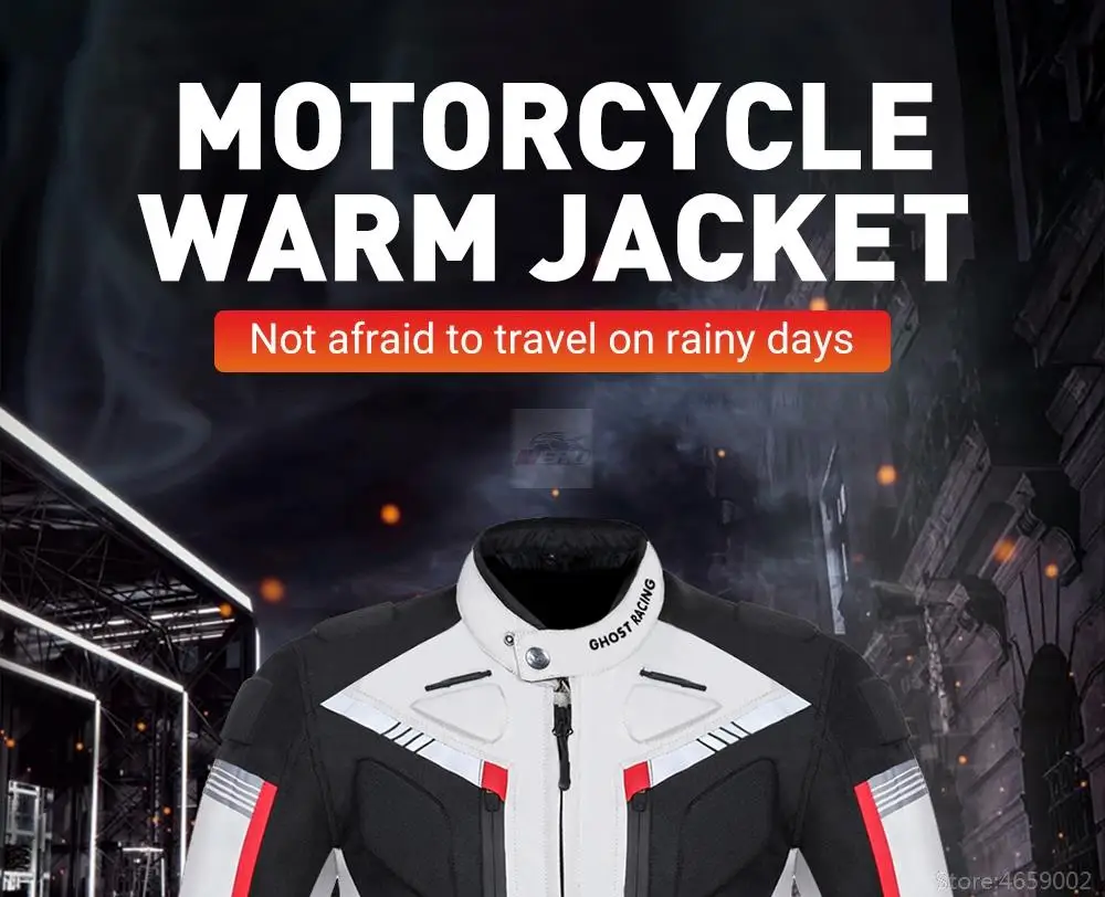 Waterproof Motorcycle Jacket Pants Off-Road Racing Motocross Riding Jacket Suit Men Windproof Touring Moto Protective Suit