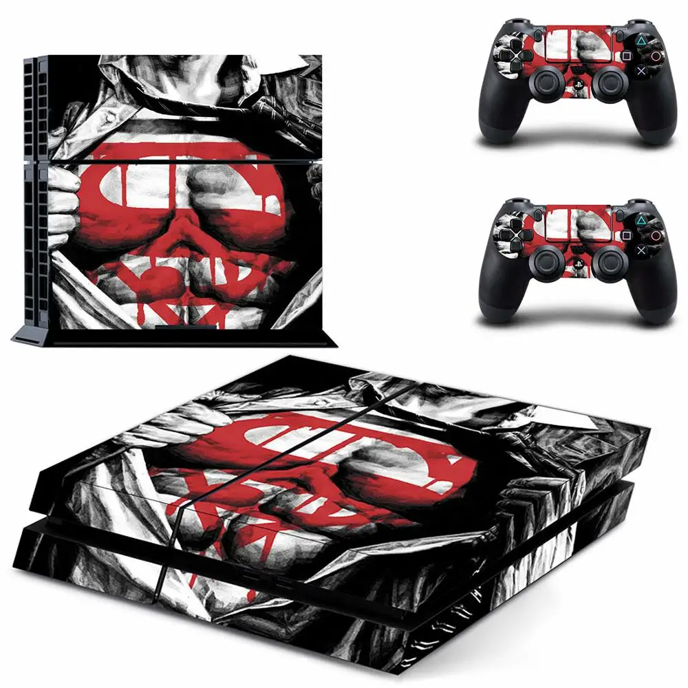 Бэтмен против Супермена PS4 наклейка s Play station 4 кожа наклейки для playstation 4 PS4 консоли и контроллера Скины Виниловые