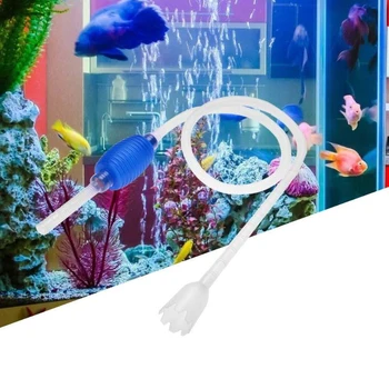 

Fish Tank Cleaning Sipper Pump Easy To Operate Aquarium Manual Siphon Pump Water Change Tool Fish Tank Cleaning Tool