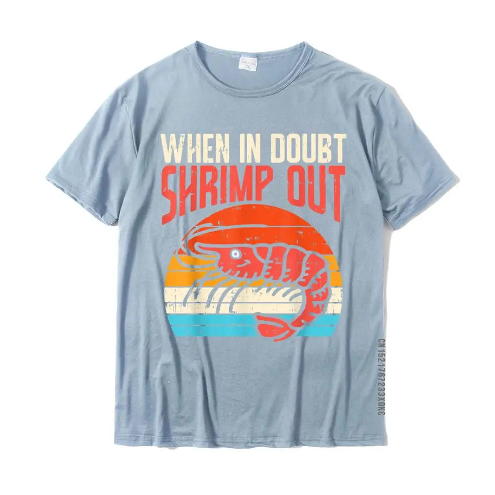 Tops & Tees Design Summer Autumn 2021 New Fashion Custom Short Sleeve Pure Cotton Round Collar Mens T Shirts Custom T-Shirt When In Doubt Shrimp Out Retro BJJ Brazilian Jiu Jitsu Gift T-Shirt__MZ21760 light