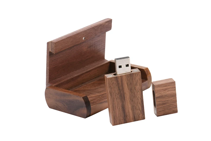 JASTER(5 шт. бесплатный логотип) USB 2,0 Орех Деревянный usb+ коробка ручка-накопитель 8 ГБ 16 ГБ 32 ГБ 64 ГБ флеш-накопитель карта памяти