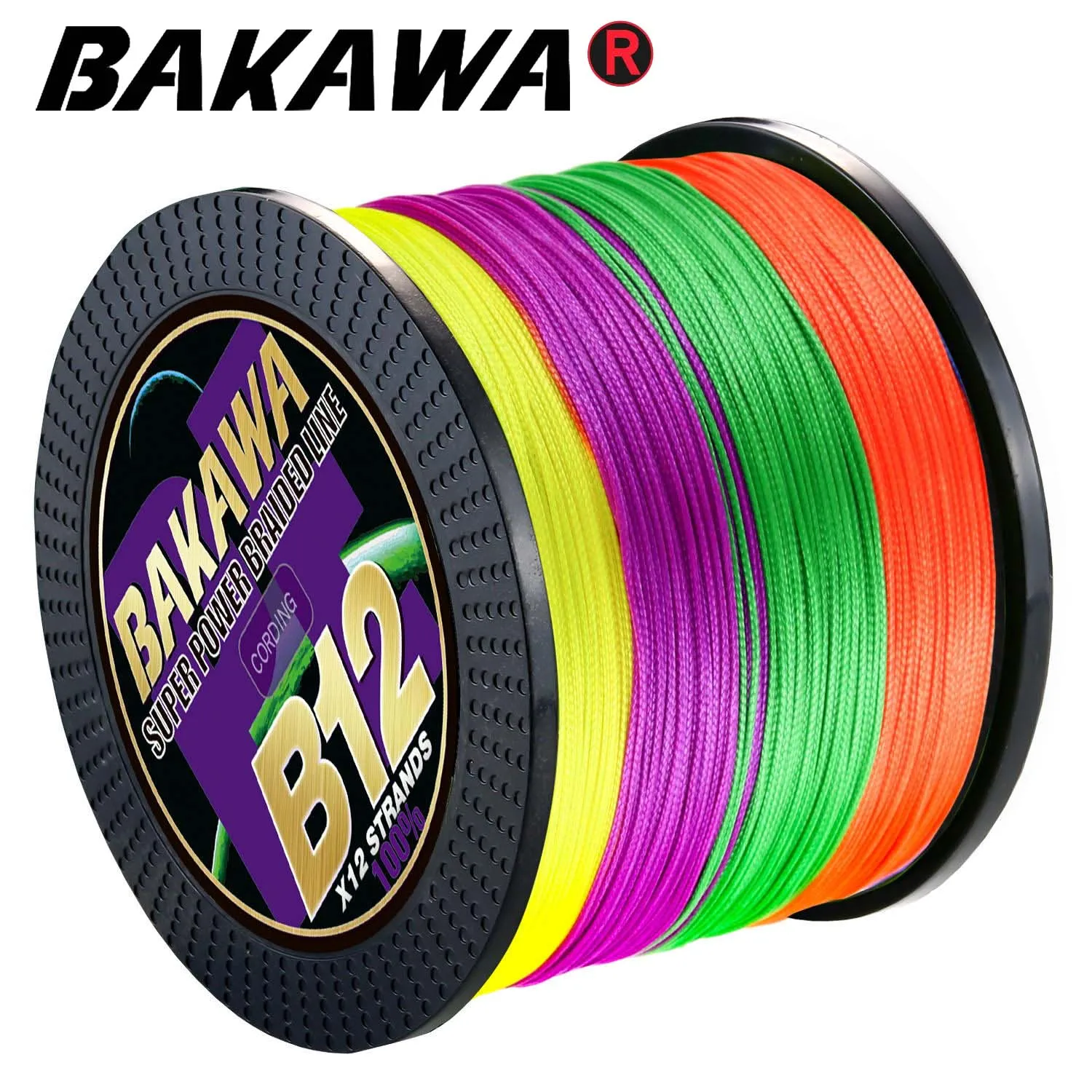 BAKAWA  X12 X8 Super Strong 12 Strands 8 Strands Braided Fishing Line 300M 500M Multifilament PE Line Saltwater Fishing Tackle 2