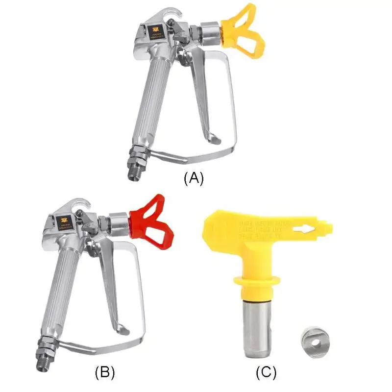 3600psi распылитель Быстрый край безвоздушный распылитель краски Вольфрамовая сталь распылительная направляющая машина сопла универсальные аксессуары для питания