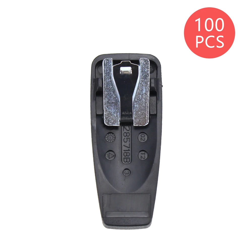 100X Зажим для ремня для Motorola PRO5150 GP2000 GP2100 CP1200 CP1300 CP1600 CP1660 EP350 - Цвет: Black