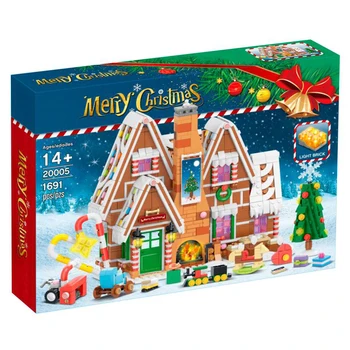 

1691+pcs Girl Friends Series Gingerbread House Compatible Creator Friends Building Blocks Toys for Kids Christmas Gift
