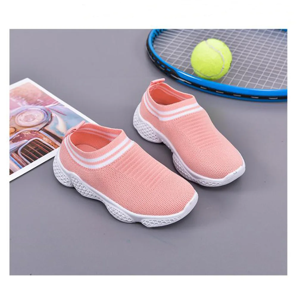 Daclay/Обувь для мальчиков; кроссовки для мальчиков и девочек; кроссовки для маленьких мальчиков; кроссовки для бега; дышащая однотонная обувь для детей