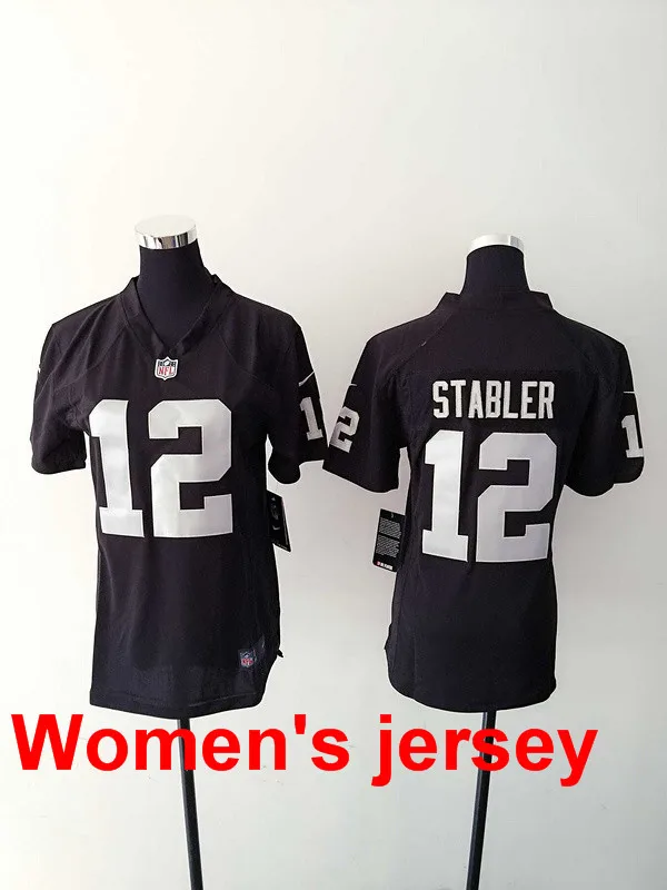 Серый A+++ женские все сшитые Окленд s ladies 4 Derek Carr 20 mcfadden 89 Amari Cooper 52 Khalil Mack Jersey - Цвет: Серый