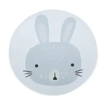 

1PC Play Mat Round Rabbit Crawling Blanket Infant Game Pad Play Rug Floor Carpet Baby Gym Activity Room Decor diameter 120 cm