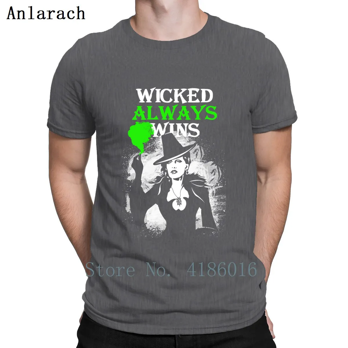 Ouat Wicked Always Wins Zelena футболка с интересным дизайном дышащая одежда с надписями и круглым вырезом хлопковая летняя стильная рубашка