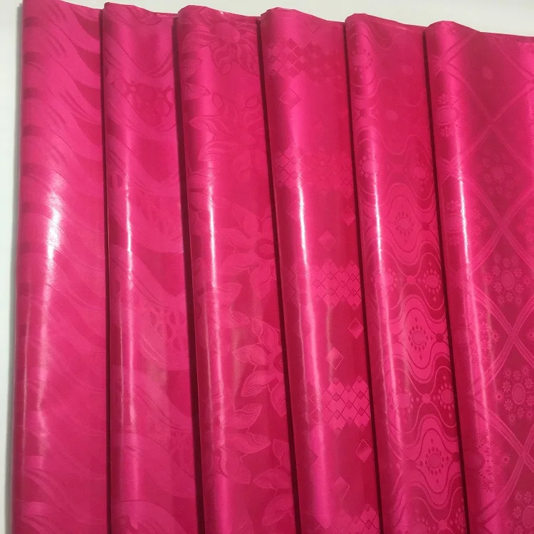 2 Rose Red Feitex Базен Riche(аналогичный Getzner) африканская ткань морская парча 6 звезд Топ Дамаск Shadda хлопок жаккард 160 см Ширина - Цвет: 2 Rose Red