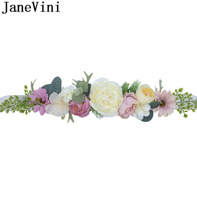 JaneVini, искусственные цветы, стразы, пояс для ремни свадебного платья, жемчуг, ювелирное изделие, бохо, кристалл, пояс, пояс, trouwjurk riem