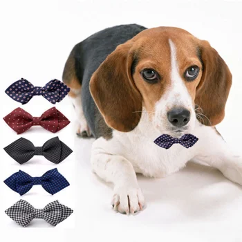 

Pet Polyester Bow Tie Party Pet Durable Bow Knot Collar For Small Medium Large Dog Pet Chihuahua Supplies